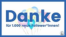 1000 neue Follower des DBR